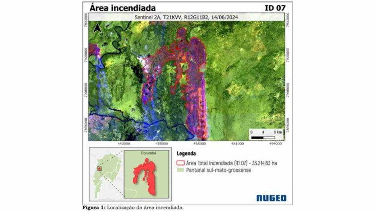 Advogado de Beira-Mar é investigado por incendiar área maior que zona urbana de Campo Grande no Pantanal