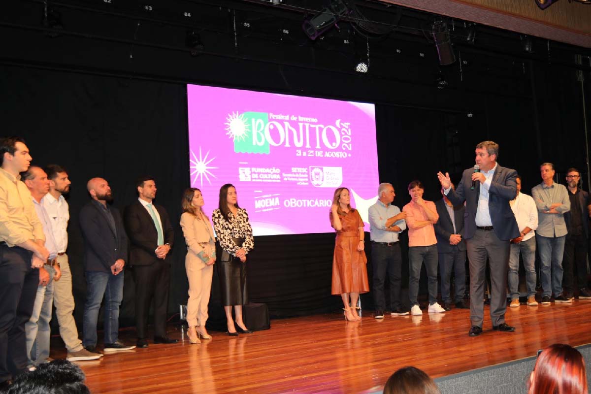 Você está visualizando atualmente Governo faz lançamento do Festival de Bonito 2024