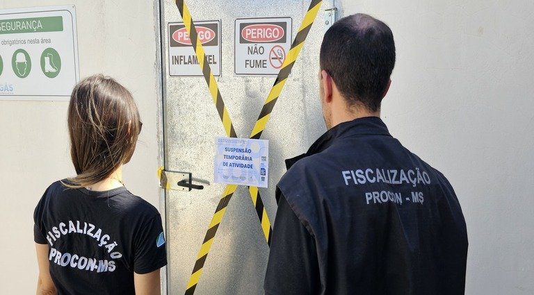 Posto que adulterava GNV é fechado pelo Procon e Delegacia do Consumidor em MS 2 Fiscalizacao Gas Foto Kleber Clajus 3