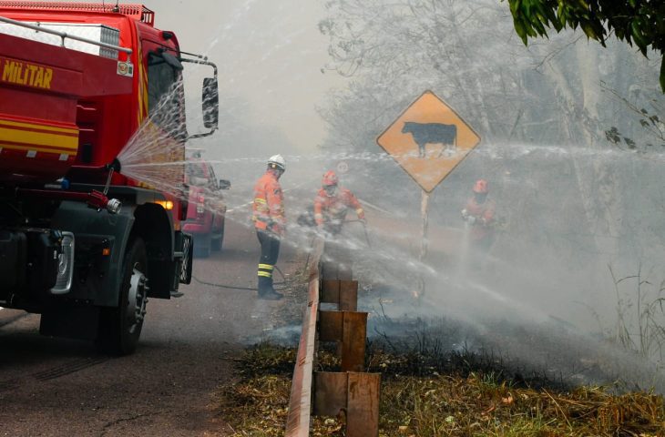 Chuva de 20 mm alivia incêndios florestais em várias regiões do Pantanal