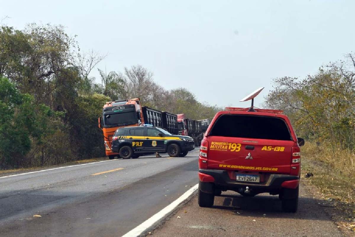 Leia mais sobre o artigo Pantanal enfrenta fogo e fumaça intensos e MS reforça combate aos incêndios