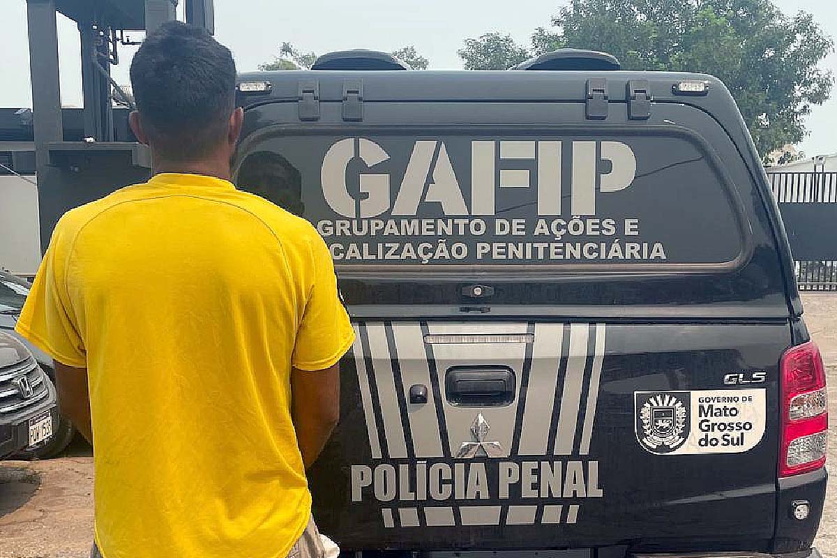 Leia mais sobre o artigo Condenado por tráfico de drogas é capturado pela Polícia Penal em Corumbá