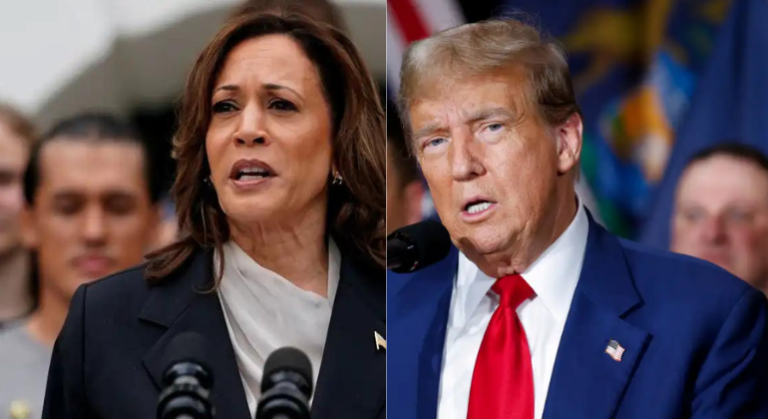 Harris supera Trump por quatro pontos em nova pesquisa eleitoral nos EUA