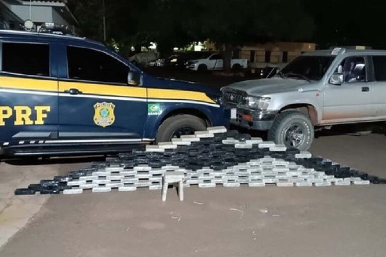 PRF Apreende 145 Kg de Cocaína em Fiscalização na BR-262