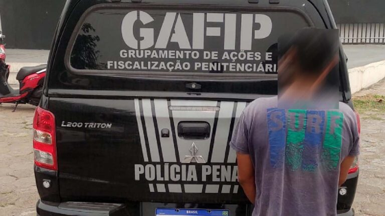 Polícia Penal prende homem por violar monitoramento eletrônico em Corumbá