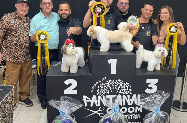 Mato Grosso do Sul celebra prêmio em competição nacional de estética animal na Expopet Cuiabá