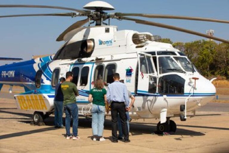 Helicóptero português vai reforçar combate aos incêndios no Pantanal