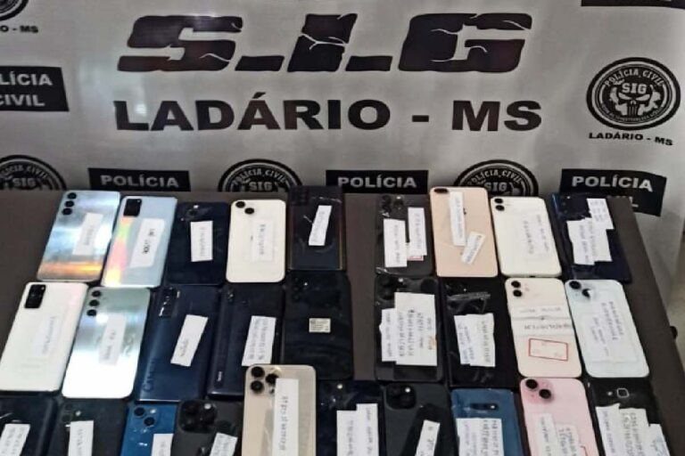 Polícia Civil recupera celulares roubados durante o Carnaval que seguiam para Bolívia