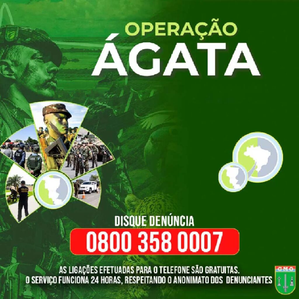 Operação Ágata Fronteira Oeste lança canal de Disque Denúncia 2 disque denuncia
