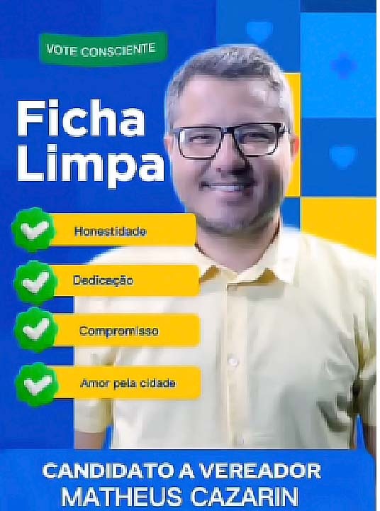 matheus cazarin vereador acusado de compra de votos