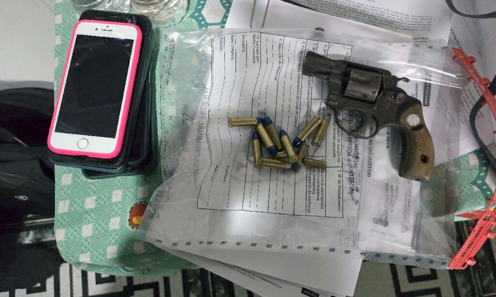 arma fogo pf queimadas no pantanal
