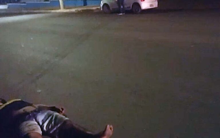 Atropelamento no centro de Corumbá deixa jovem ferido