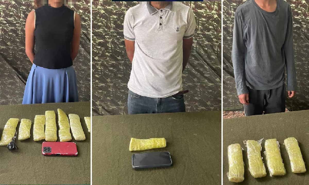 Você está visualizando atualmente Família boliviana é detida pelo Exército em Corumbá com 2,55 kg de cocaína