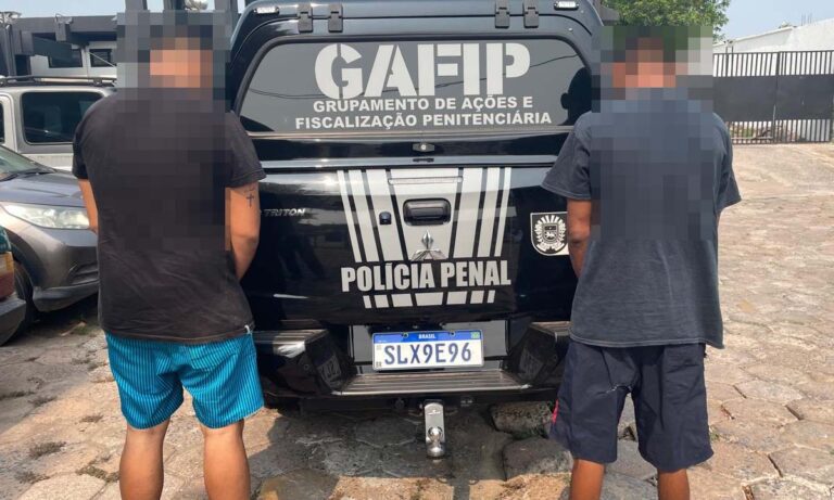 Polícia Penal prende dois homens em Corumbá