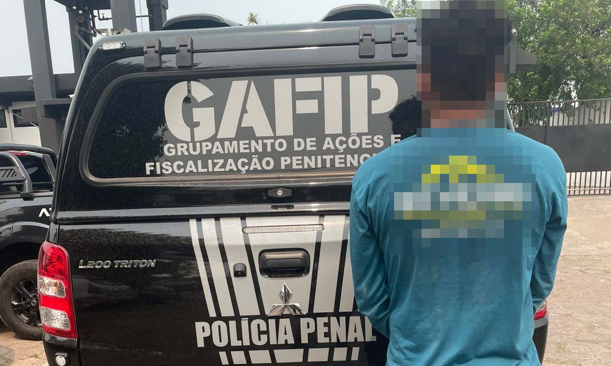 Leia mais sobre o artigo Policiais Penais prendem homem condenado por tráfico de drogas no bairro Maria Leite 