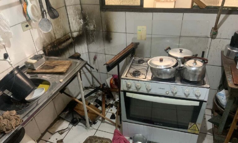 Bombeiros controlam princípio de incêndio após vazamento de gás em Corumbá