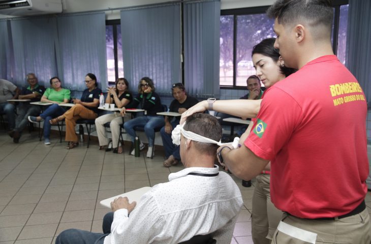 Curso de primeiros socorros é ministrado para examinadores do Detran-MS