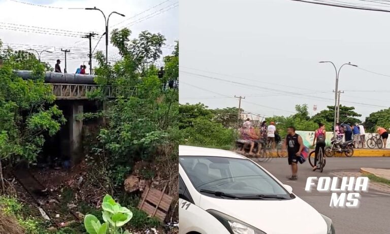 Corpo com sinais de espancamento é encontrado sob pontilhão da sete em Corumbá