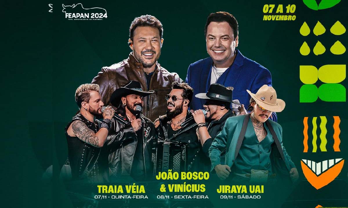 Leia mais sobre o artigo Feapan começa dia 7 em Corumbá com novo tatersal, leilões, rodeios e shows