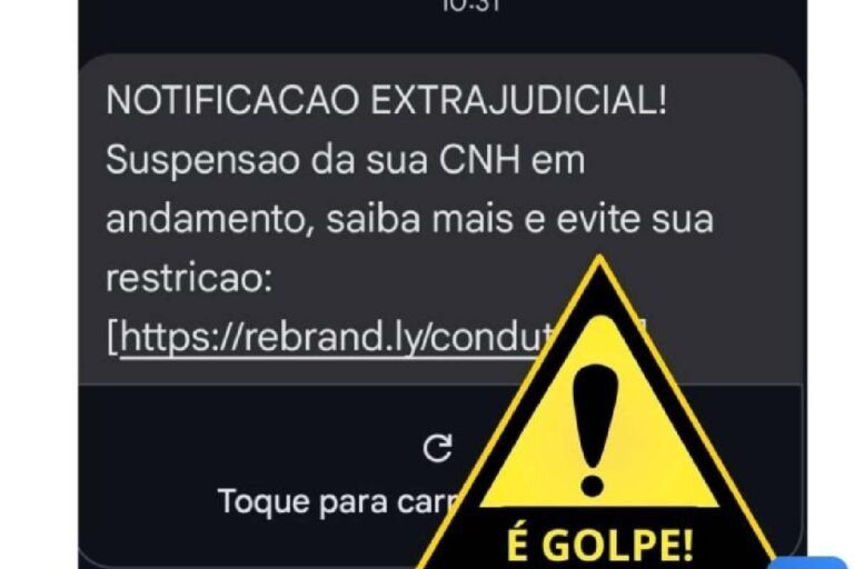 Detran-MS alerta sobre golpe de suspensão de CNH enviado por SMS