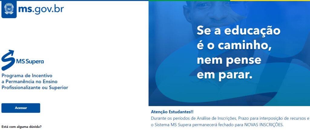 MS Supera convoca 200 novos bolsistas 2 MS Supera