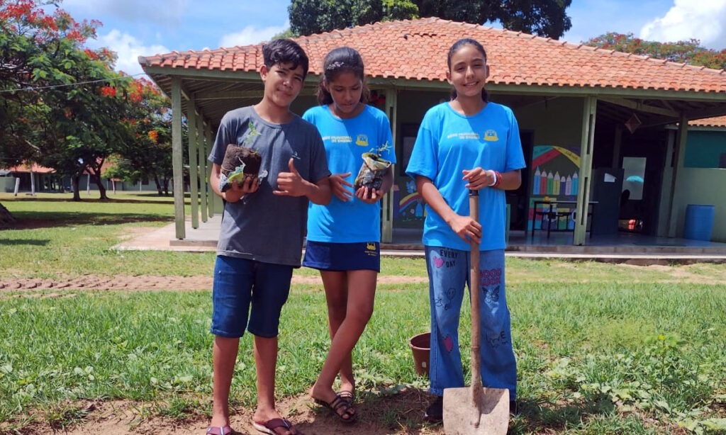 Projeto pomar na escola
