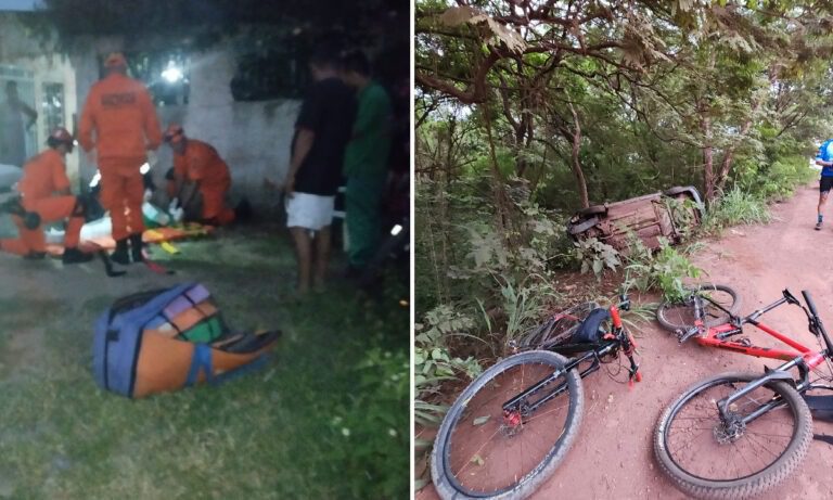 Atropelamentos de ciclistas em Corumbá mobilizam Corpo de Bombeiros neste fim de semana
