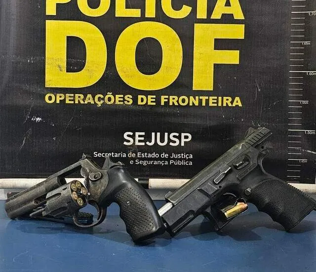 dof apreende aeronave e armas