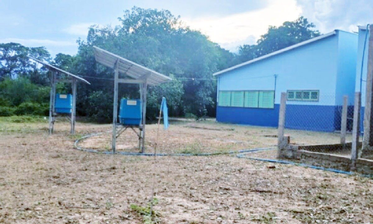 manutenção em escola no Pantanal