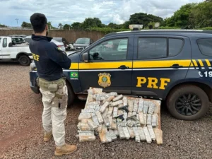 Leia mais sobre o artigo PRF apreende 106 kg de haxixe e armas na BR-163