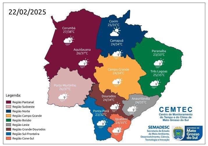Fim de semana em MS terá calor intenso e pancadas de chuva 2 calor intenso