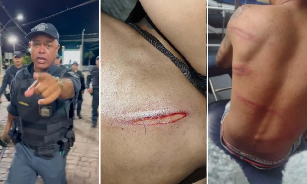 violência policial no carnaval de Corumbá