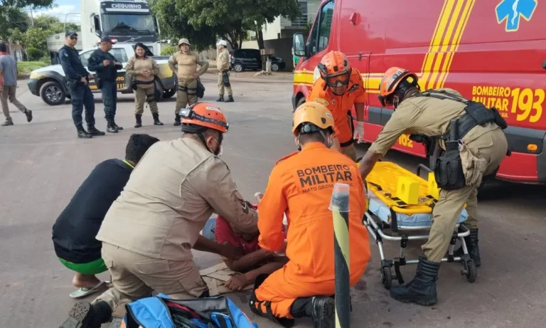 Ciclsita atropelado em Corumbá