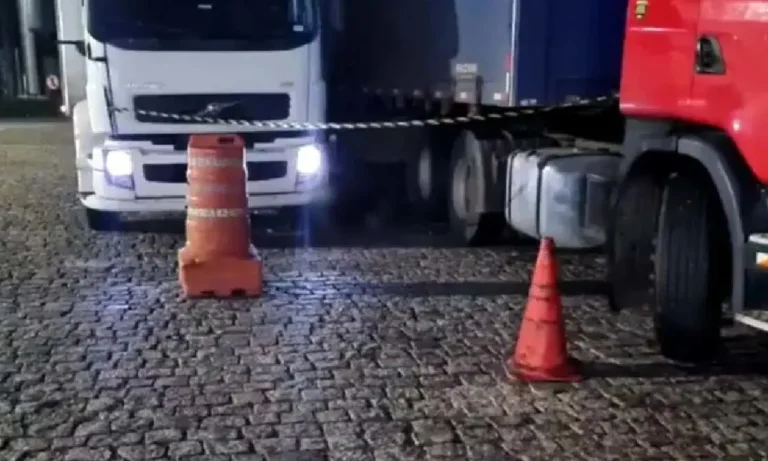 atropelado por caminhão