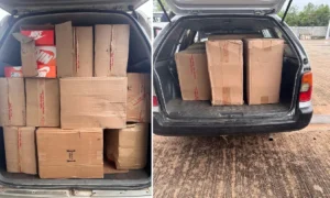 Leia mais sobre o artigo Receita Federal e PRF apreendem 15 mil pares de calçados falsificados em Corumbá