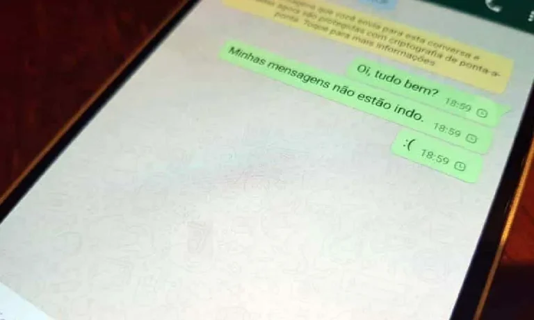 Instabilidade no whatsapp