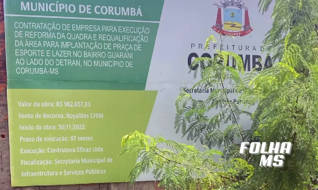 Vereadora solicita reconstrução de quadra de esportes abandonada no Bairro Guarani 4 obra quadra3 quadra de esportes