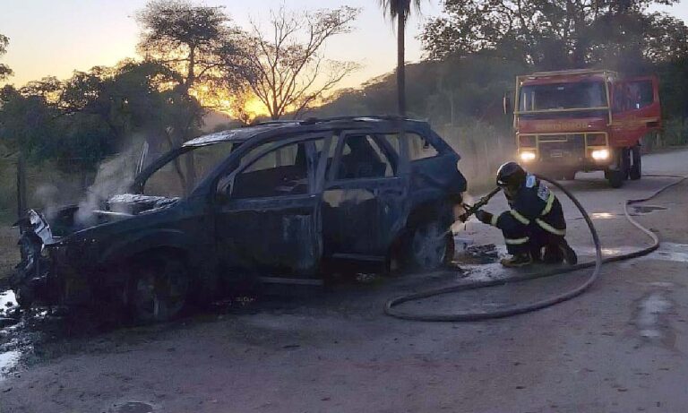 incêndio em veículo