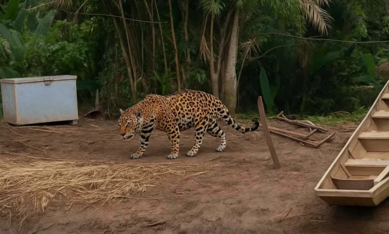 ceva de onça-pintada no pantanal