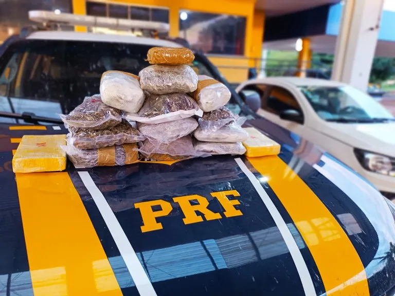 Motoristas são presos transportando drogas em veículos na BR-262 1 droga miranda Motoristas são presos transportando drogas em veículos na BR-262
