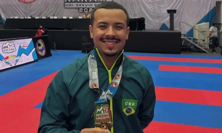 Karateca de Ladário conquista tricampeonato Pan-Americano