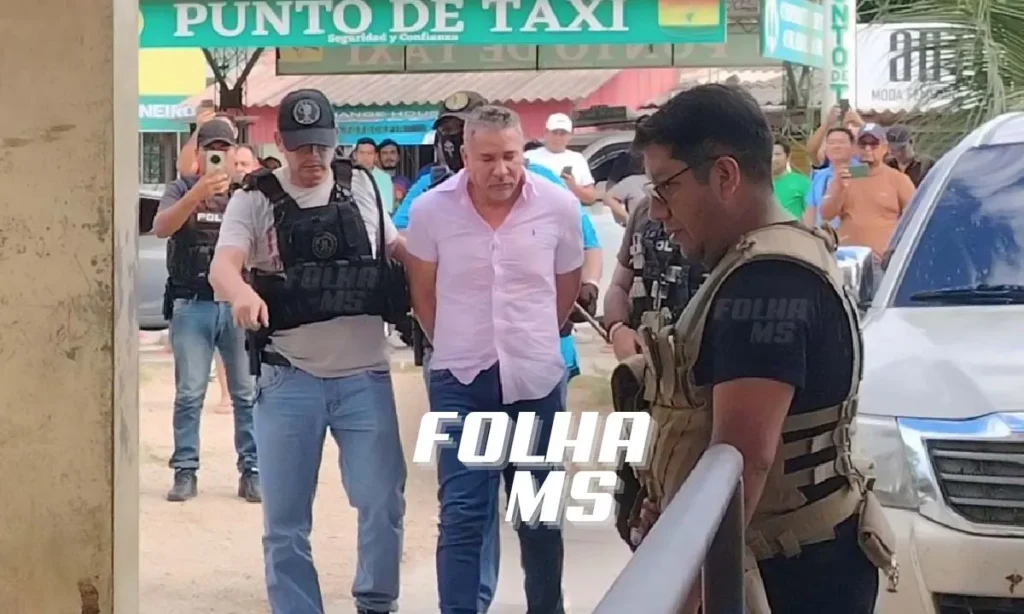 Líder do PCC é extraditado da Bolívia e entregue a Polícia Federal em Corumbá 2 tuta líder do PCC