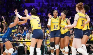 Leia mais sobre o artigo Brasil vence os EUA e segue invicto na Liga das Nações de Vôlei