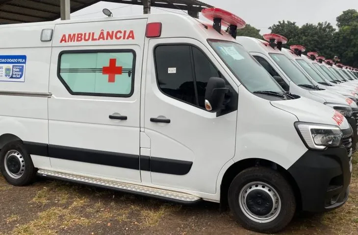ambulâncias entregues para municípios de MS