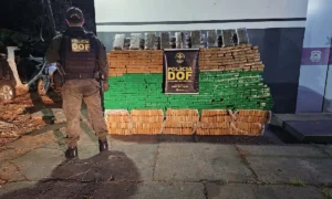 Leia mais sobre o artigo Homem é preso com 710 kg de drogas em carro roubado após tentativa de fuga na MS-156