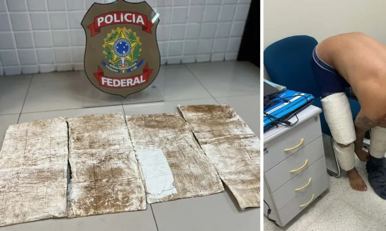 PF apreende 4 kg de pasta base de cocaína no Aeroporto de Corumbá
