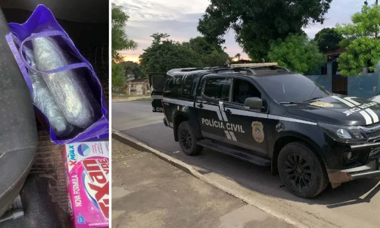 homem é preso com skunk no centro de corumbá