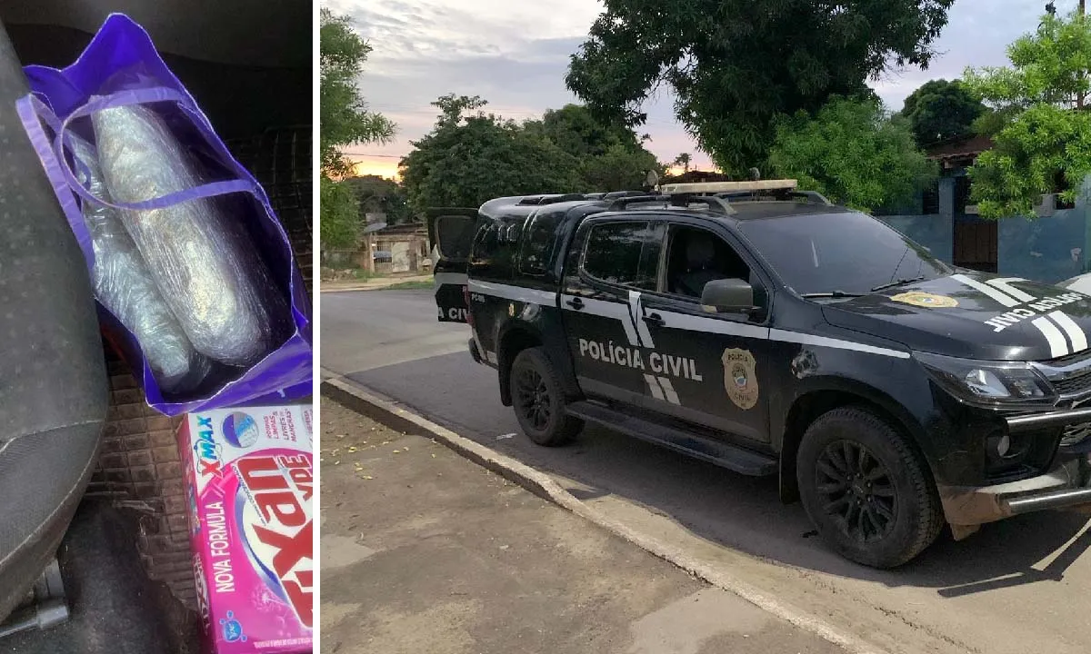 homem é preso com skunk no centro de corumbá