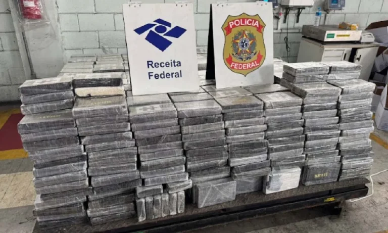 Droga em carga de papel e minério: Receita Federal apreende cocaína em dois portos