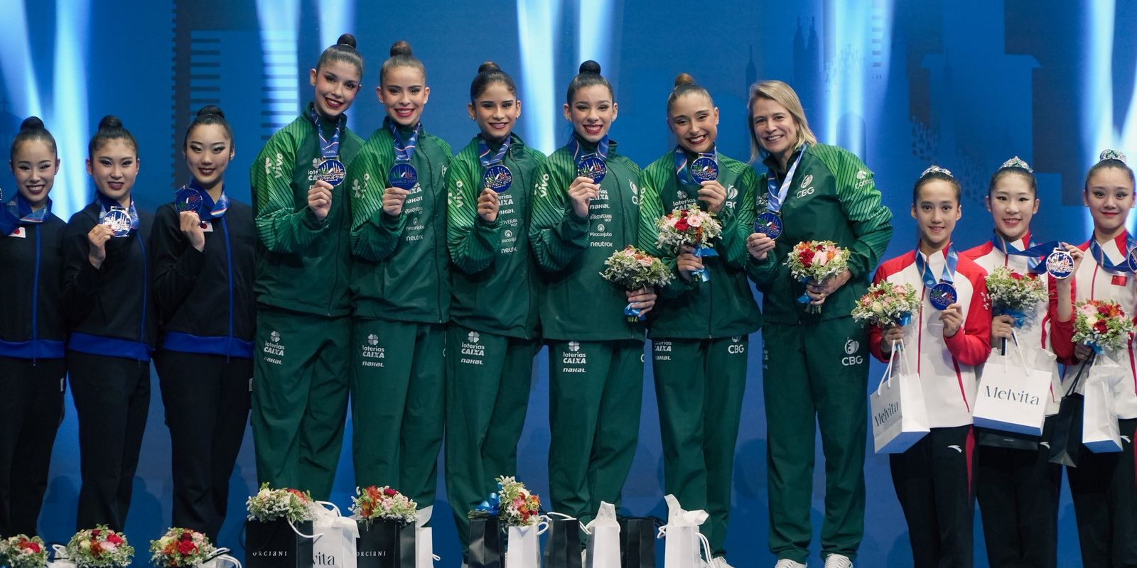 Ginastica ritmica Brasil leva ouro inedito na Copa do Mundo